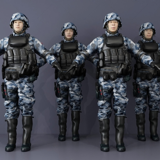 士兵3D模型